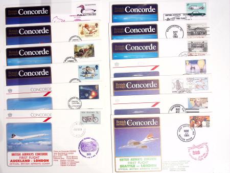 80 env différentes : premiers vols du Concorde anglais de British Airways. TB
