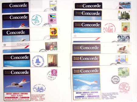 80 env différentes : premiers vols du Concorde anglais de British Airways. TB
