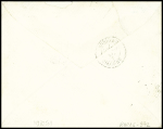 N°93 OBL CAD "Marseille Bes du Rhône" (1879) sur lettre avec CAD d'arrivée au recto "St Pierre et Miquelon" et mention manuscrite "via Queenstown Halifax - Allan line". TB