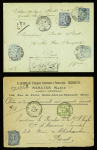 7 lettres avec AFF composés Sage-Blanc, Sage-Semeuse et Sage-Pasteur. TB