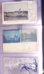 Lot de 77 entiers cartes postales 10c Mouchon et 10c Mouchon retouché avec illustrations dessinées ou peintes à la main. TB