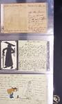 Lot de 77 entiers cartes postales 10c Mouchon et 10c Mouchon retouché avec illustrations dessinées ou peintes à la main. TB