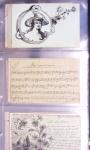 Lot de 77 entiers cartes postales 10c Mouchon et 10c Mouchon retouché avec illustrations dessinées ou peintes à la main. TB