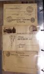 Album noir contenant 160 entiers cartes postales étrangères avec illustrations dessinées ou peintes à la main dont Autriche (10) - Allemagne (63) - Sarre (1) - Suisse (24) - Belgique (9) - Portugal (3) - Danemark (1)