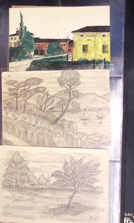 Album noir contenant 160 entiers cartes postales étrangères avec illustrations dessinées ou peintes à la main dont Autriche (10) - Allemagne (63) - Sarre (1) - Suisse (24) - Belgique (9) - Portugal (3) - Danemark (1)