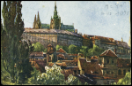Tchécoslovaquie n°168 + 185 OBL Praha (2.6.24) sur carte postale avec signature autographe de jean Dagnaux. Sont jointes une vignette 30F rouge ailes brisées et une carte maximum AFF PA n°22. TB