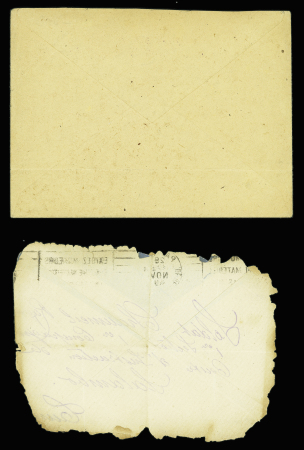 Env. brulée de Paris pour Tunis AFF n°813, 15F Gandon avec env PTT de réexpédition avec griffe violette "Accident d'avion Paris Tunis du 29 nov 49" (accident à l'escale de Lyon du DC4 Paris-Tunis - Nierinck n°491129). TB