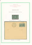 Cours d'instruction n°130 CI1 et CI2, petit ensemble dont 2 paires millésimes 3 et 6, bloc de 6 interpanneau, bloc de 4 + n°130 CI2 en paire OBL CAD "Toulouse cours pratiques" (1925) sur env sans adresse. TB