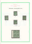 Préo n°45 bel ensemble sur 5 feuilles d'album dont millésimes 1 (2), 2, 3, 4 et panneau de 50 millésime 2. TB