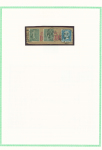 N°130 type 6 de roulette, 2 fragments et un devant de lettre : n°130F - n°130F + 176, 50c Pasteur de roulette - n°130F, 2 pièces + 177, 75c Pasteur de roulette. TB