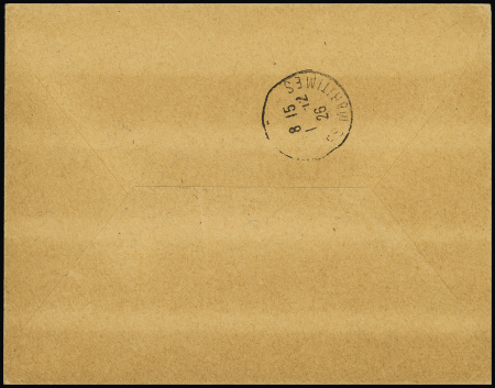 Tunisie n°129+ 131 + PA2 OBL Tunis RP (30.11.26) sur lettre pour Nice avec mention manuscrite "1er raid Tunis - Antibes" (vol d'essai M5 Tunisie). TB
