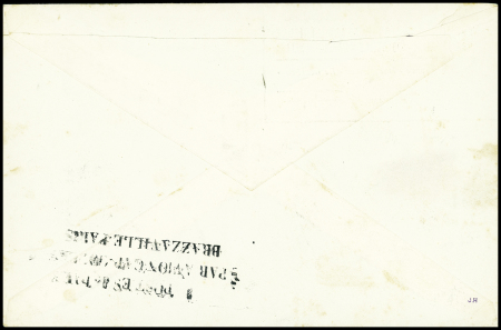22/3 - 4/5 1930 Brazzaville - Paris (M2 Congo) env spéciale avec signature de Goulette. TB