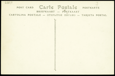 Carte postale "l'aviateur Labouchère au poste de direction d'un monoplan Antoinette "avec signature de Labouchère". TB