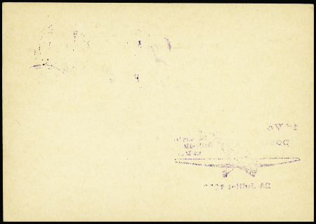 CAD violet "La Baule aéroport" (24.7.38) sur entier CP adressée en Belgique avec cachet violet et signature de Miniot. TB