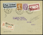 18.8.31 Dijon - Cannes (M293), lettre recommandée avec signature du pilote Vaconsin. TB