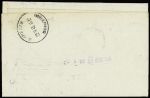 Formule pneu 2F + 2F Chaplain noir caisse d'épargne avec n°514 en complément OBL Montrouge (1943) (CHA R1). TB. Cote 375€