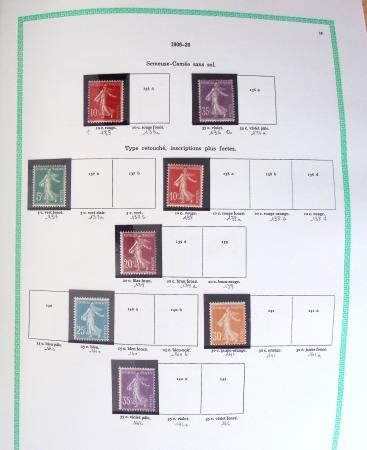1849-2001, Collection de France principalement neuve