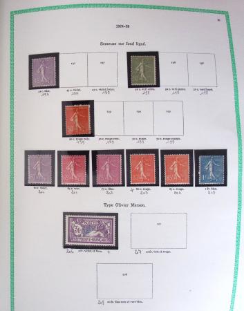 1849-2001, Collection de France principalement neuve