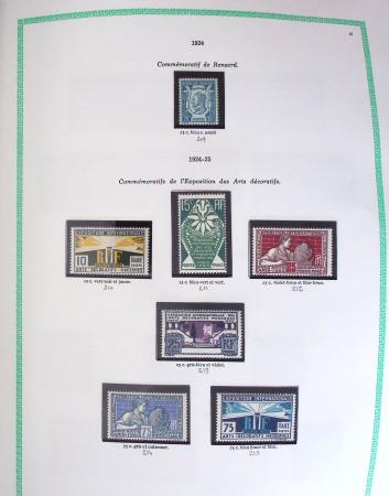 1849-2001, Collection de France principalement neuve