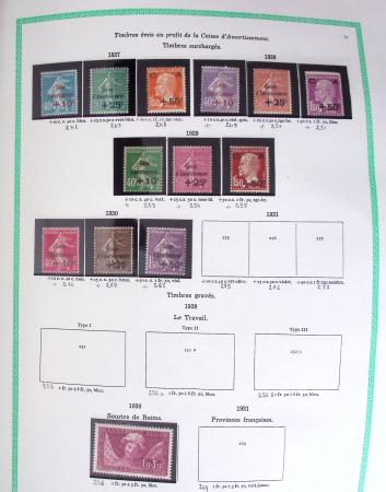 1849-2001, Collection de France principalement neuve