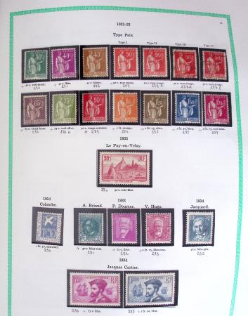1849-2001, Collection de France principalement neuve