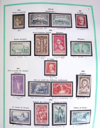 1849-2001, Collection de France principalement neuve