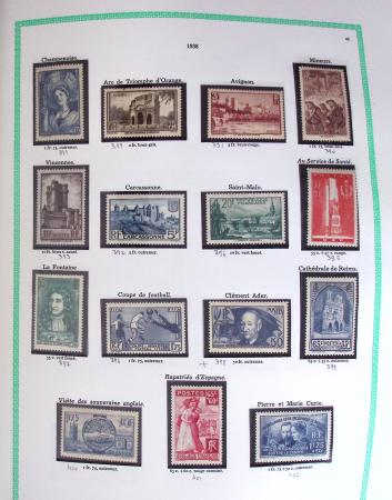 1849-2001, Collection de France principalement neuve