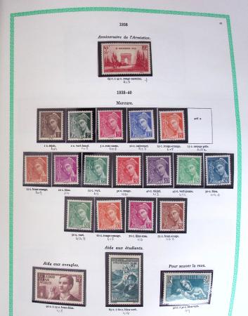 1849-2001, Collection de France principalement neuve