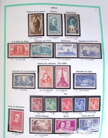 1849-2001, Collection de France principalement neuve
