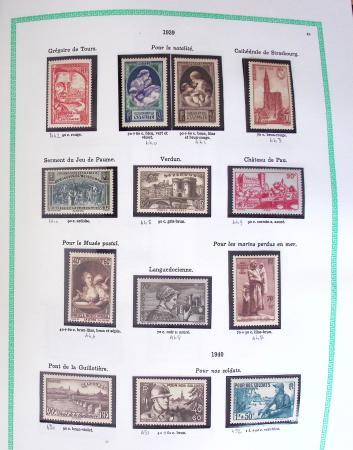 1849-2001, Collection de France principalement neuve