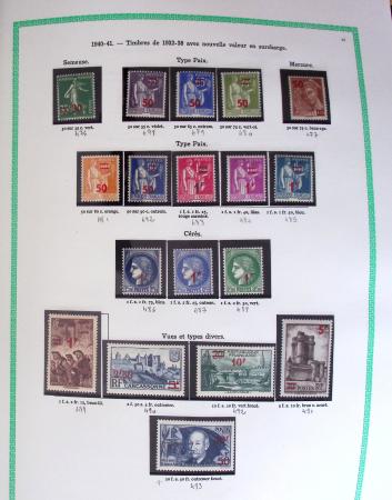 1849-2001, Collection de France principalement neuve