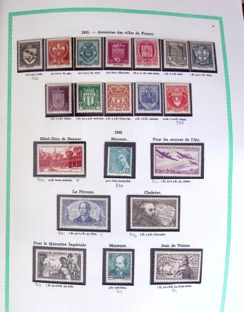 1849-2001, Collection de France principalement neuve