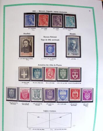 1849-2001, Collection de France principalement neuve