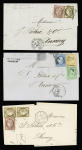 1868-1875, 7 lettres de Savoie/Haute-Savoie, surtout