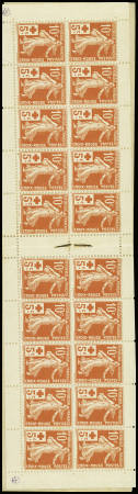 N°147-C1 Carnet Croix-Rouge, neuf **, TB, rare