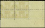 N°258 2f Arc de Triomphe, bloc de 4 coin-daté 24.4.31,