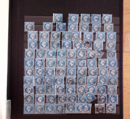 1862 Un album avec des bleus N°22 en grande quantité,
