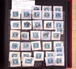 1862 Un album avec des bleus N°22 en grande quantité,