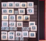 1862 Un album avec des bleus N°22 en grande quantité,