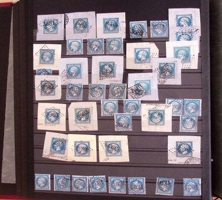 1862 Un album avec des bleus N°22 en grande quantité,