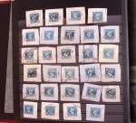 1862 Un album avec des bleus N°22 en grande quantité,