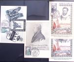1954-1963, Collection de FDC et cartes maximum dont