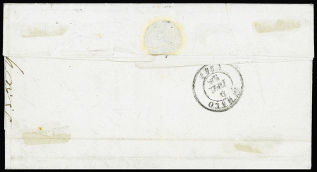 N°13Ab bistre-orange +13Ac bistre-brun obl. PC 2650