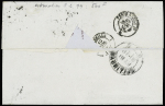 N°17Ac 80c carmin foncé sur paille, obl. losange ambulant