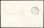 N°27B (x5) obl. GC 5005 sur lettre d'Alger 4.04.1871
