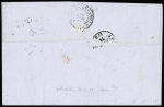 N°47 30c brun obl. GC sur lettre de Bordeaux 25.04.1871