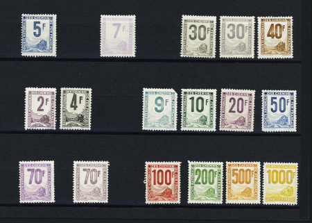 N°18, 24, 25 neufs **, TB, cote 500€; plus diverses
