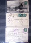 1905-25, Collection de plis de poste maritime sur Semeuses