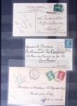 1905-25, Collection de plis de poste maritime sur Semeuses
