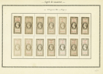 EFFETS DE COMMERCE Série complète n°26 à 50 1er type,